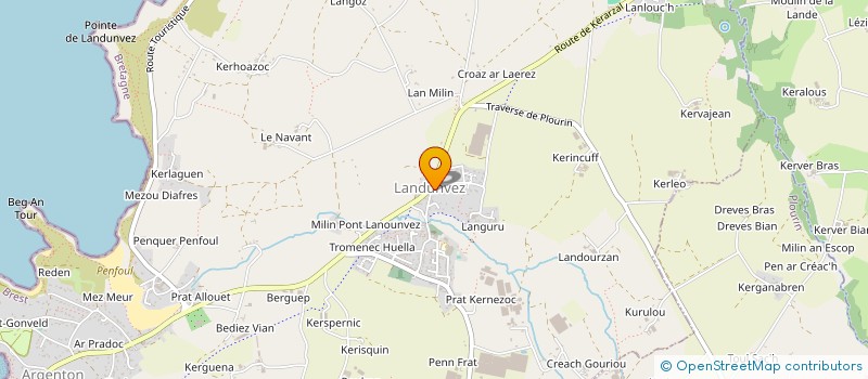 localisation de l'entreprise INDIVISION VAN PETEGHEM ALEXANDRA ET REMI à LANDUNVEZ