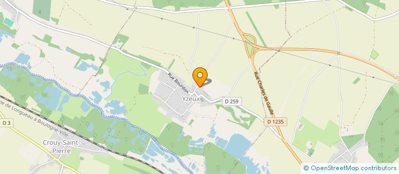 localisation de l'entreprise INDIVISION VANCRAEYNEST  YZEUX