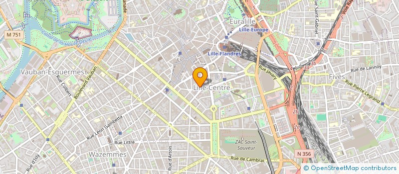 localisation de l'entreprise INDIVISION VANDAMME ET ROCHER à LILLE