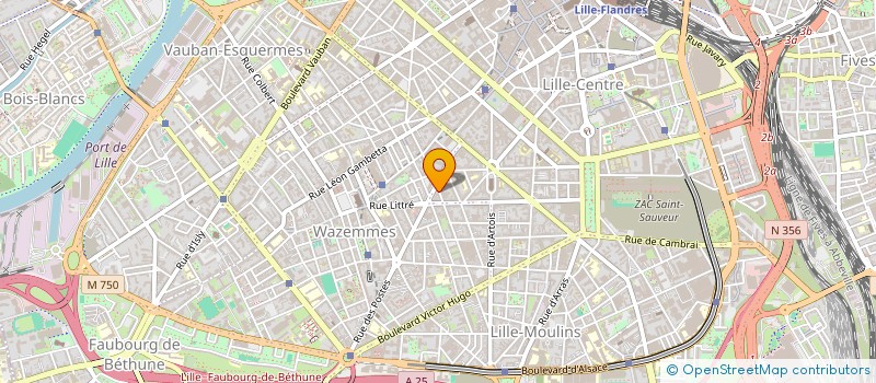 localisation de l'entreprise INDIVISION VANDEPUTTE à LILLE