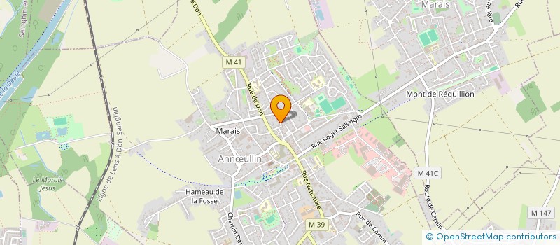 localisation de l'entreprise INDIVISION VANDRO  ANNULLIN