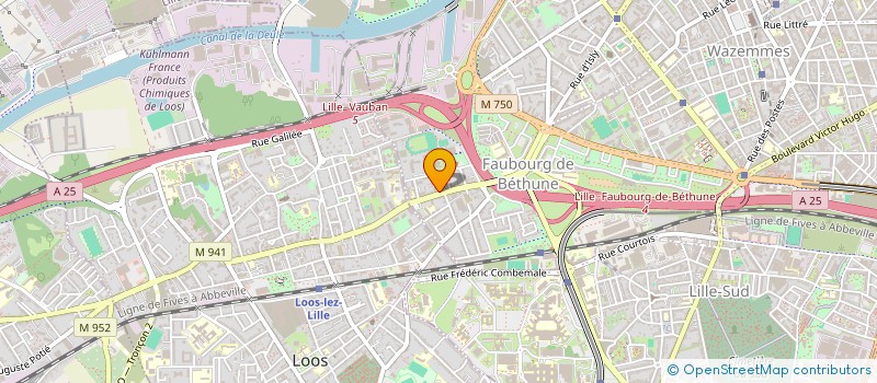 localisation de l'entreprise INDIVISION VANDROMME VANPOPERINGHE à LILLE