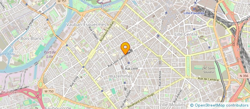 localisation de l'entreprise INDIVISION VANHERSECKE à LILLE