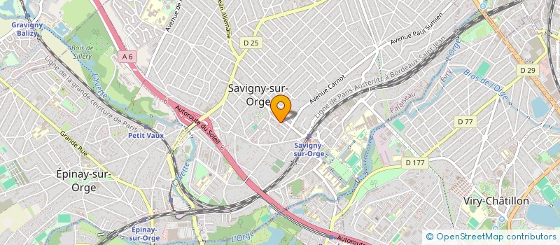 localisation de l'entreprise INDIVISION VANHOUTTE à SAVIGNY-SUR-ORGE