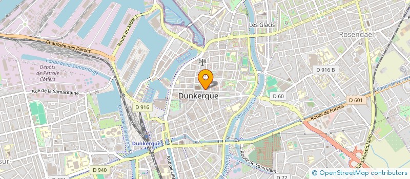 localisation de l'entreprise INDIVISION VANLERBERGHE THERY à DUNKERQUE