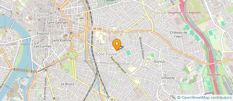 localisation de l'entreprise INDIVISION VANNIER MAGDIC  TOULOUSE