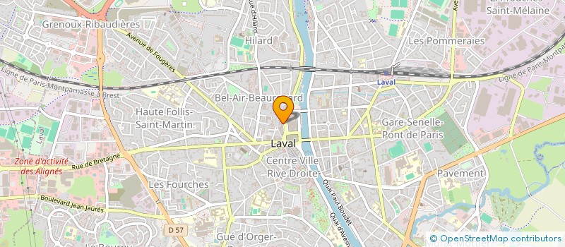 localisation de l'entreprise INDIVISION VANNIER SERAIS à LAVAL