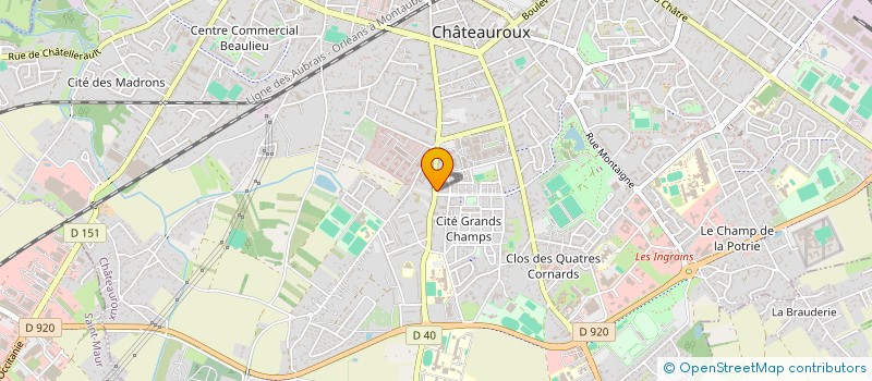 localisation de l'entreprise INDIVISION VANOORENBERGHE à CHATEAUROUX