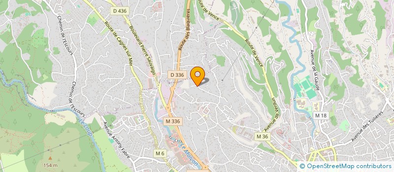 localisation de l'entreprise INDIVISION VARLET-COUDERCHON  CAGNES-SUR-MER
