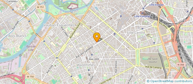 localisation de l'entreprise INDIVISION VAROTEAUX à LILLE