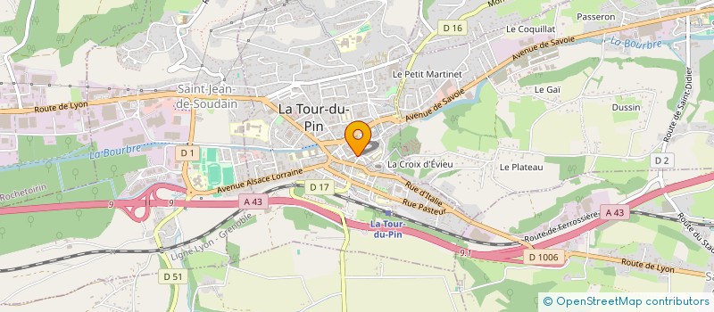 localisation de l'entreprise INDIVISION VAROUD  LA TOUR-DU-PIN