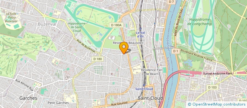 localisation de l'entreprise INDIVISION VASLIN à SAINT-CLOUD