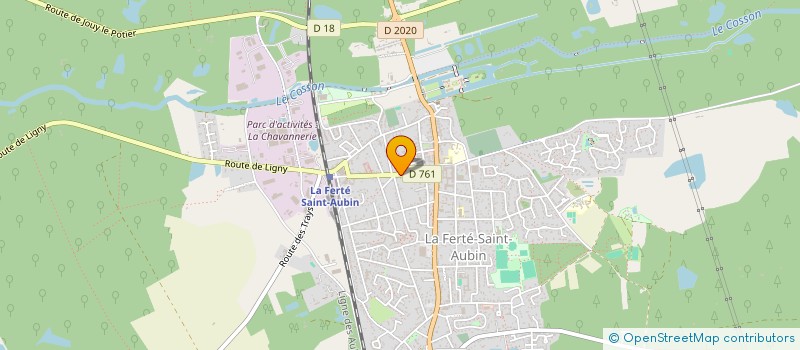 localisation de l'entreprise INDIVISION VASSEUR DIDIER ET LESUEUR VERONIQUE à LA FERTE SAINT-AUBIN