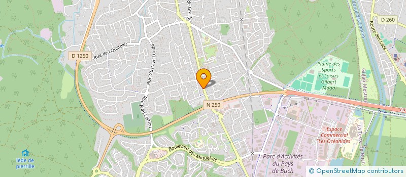 localisation de l'entreprise INDIVISION VATSKIL DESBORDES à LA TESTE-DE-BUCH