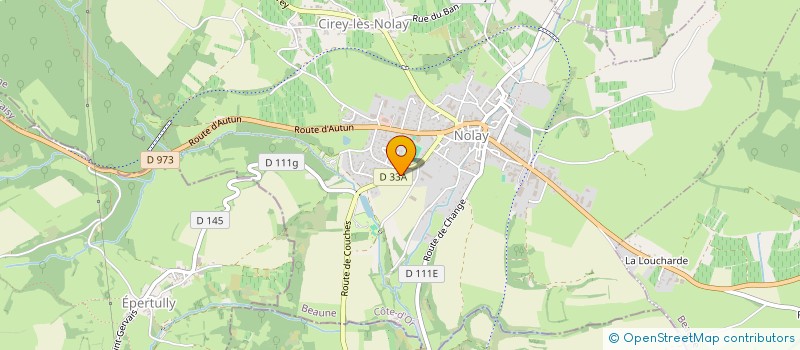 localisation de l'entreprise INDIVISION VAUDIAUX JACQUELINE  NOLAY