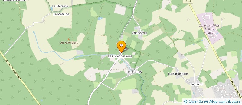 localisation de l'entreprise INDIVISION VAUGODET  LANGEAIS