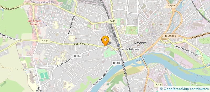 localisation de l'entreprise INDIVISION VAUTHIER ET DELAPLACE  NEVERS