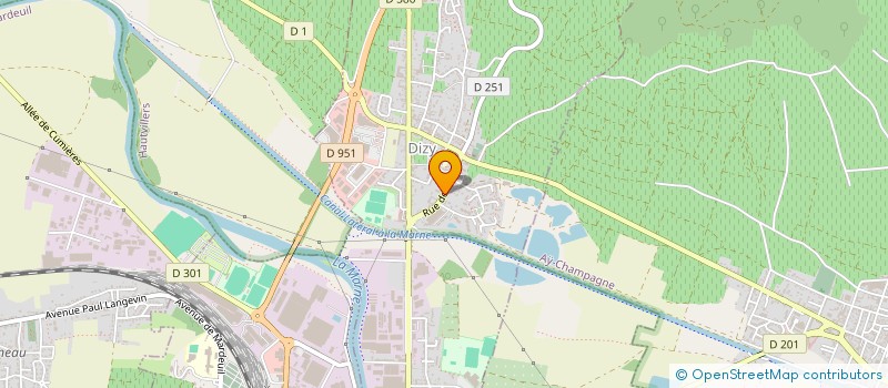 localisation de l'entreprise INDIVISION VAUTRAIN  DIZY