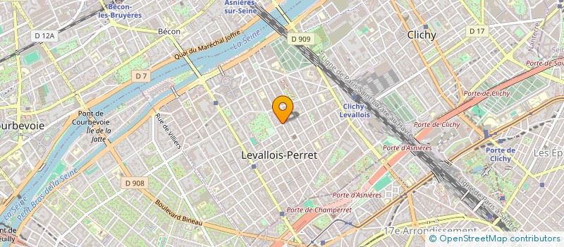localisation de l'entreprise INDIVISION VAUX à LEVALLOIS-PERRET