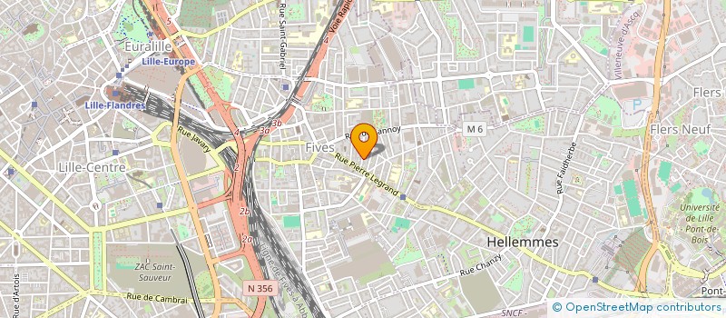 localisation de l'entreprise INDIVISION VDI à LILLE