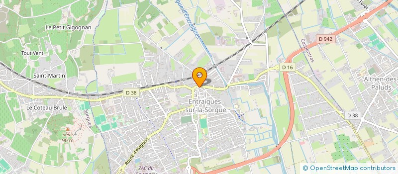 localisation de l'entreprise INDIVISION VEDRAINE DECKERT  ENTRAIGUES-SUR-LA-SORGUE