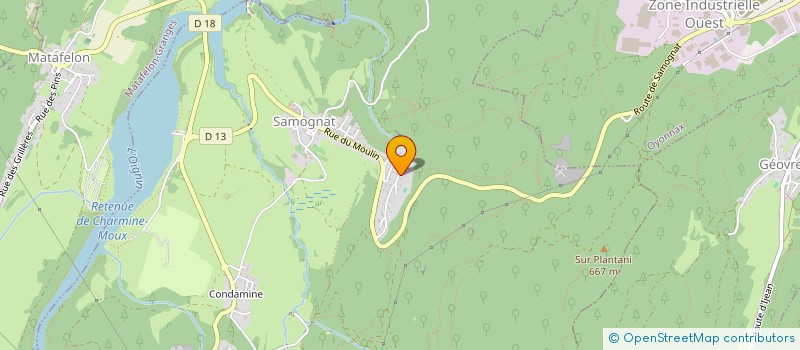 localisation de l'entreprise INDIVISION VENARD  SAMOGNAT