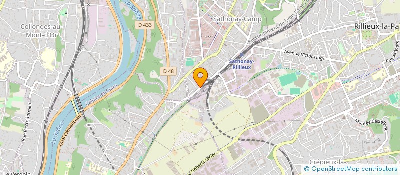 localisation de l'entreprise INDIVISION VENDITTELLI  SATHONAY-CAMP