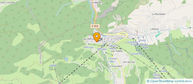 localisation de l'entreprise INDIVISION VENENCIE à LA CLUSAZ