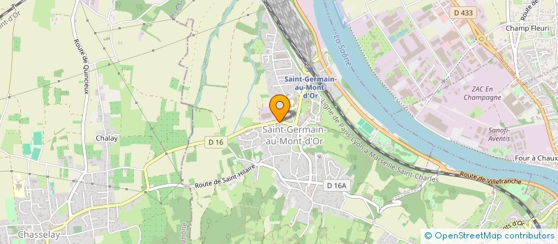 localisation de l'entreprise INDIVISION VENET LECOQUIERRE  SAINT-GERMAIN-AU-MONT-D'OR