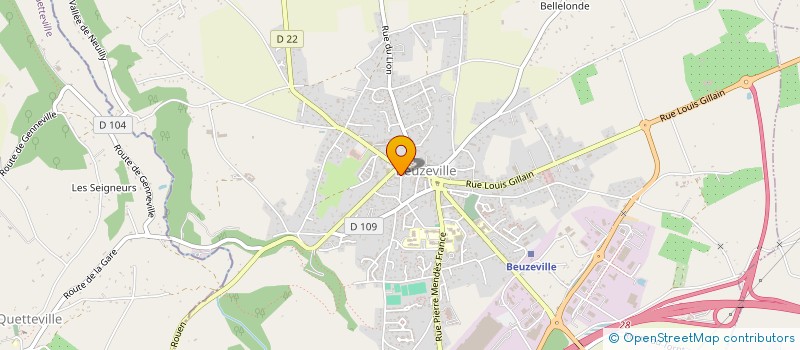 localisation de l'entreprise INDIVISION VENGEON à BEUZEVILLE