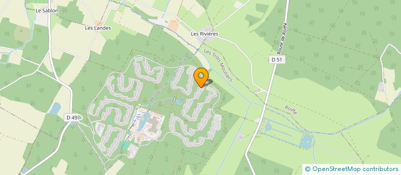 localisation de l'entreprise INDIVISION VENIEL - LANGEVIN à LES TROIS-MOUTIERS