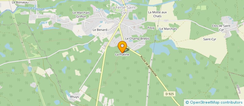 localisation de l'entreprise INDIVISION VENTURINI  LA FERTE-SAINT-CYR