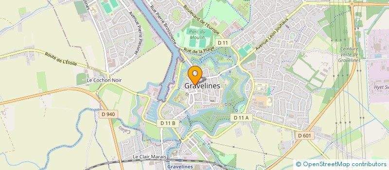 localisation de l'entreprise INDIVISION VERCOUTRE POTIN LMNP à GRAVELINES