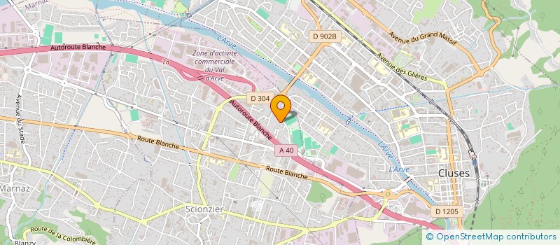 localisation de l'entreprise INDIVISION VERCUEIL CELINE ET SAPONE JOSEPH  SCIONZIER