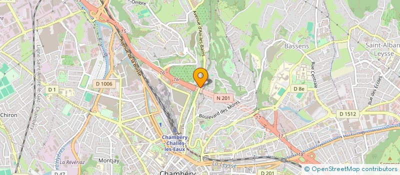 localisation de l'entreprise INDIVISION VERDIER - MILLOT  CHAMBERY