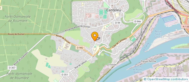 localisation de l'entreprise INDIVISION VERDIERE GEST  CANTELEU