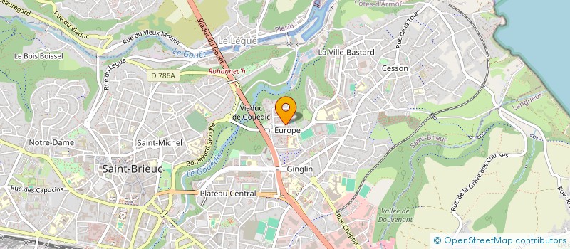 localisation de l'entreprise INDIVISION VERGES-POULARD à SAINT-BRIEUC