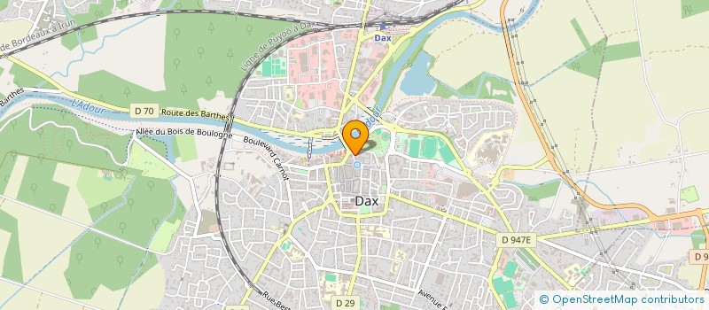 localisation de l'entreprise INDIVISION VERGEZ SARRAILH à DAX
