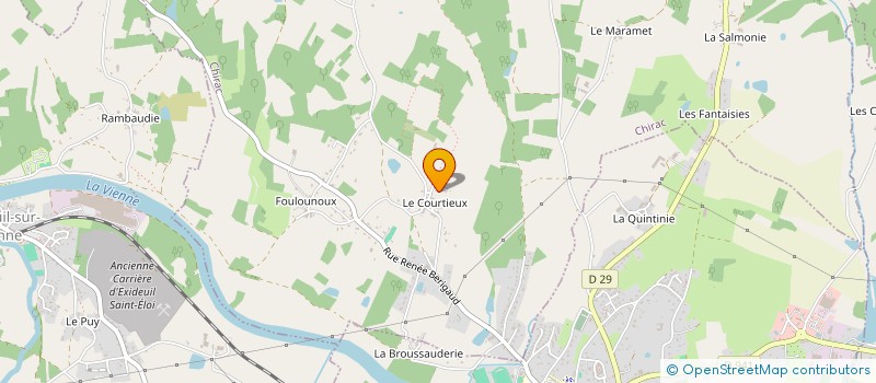 localisation de l'entreprise INDIVISION VERGNAUD PIERRE à CHIRAC