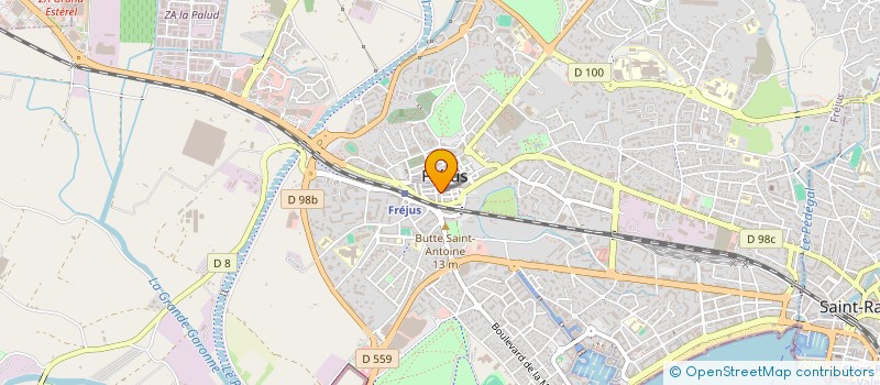 localisation de l'entreprise INDIVISION VERHAEGHE FEDORCA à FREJUS