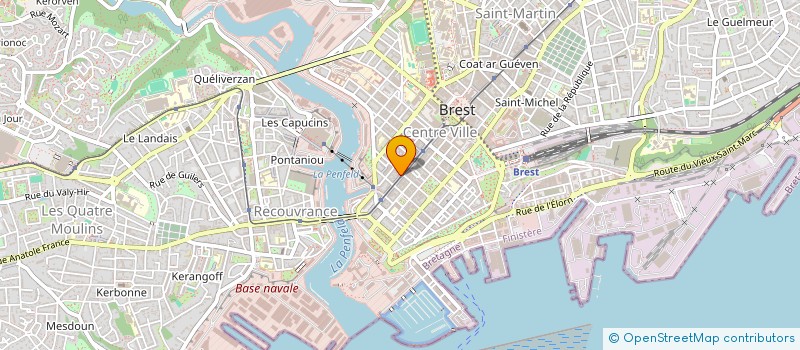 localisation de l'entreprise INDIVISION VERHELST  BREST