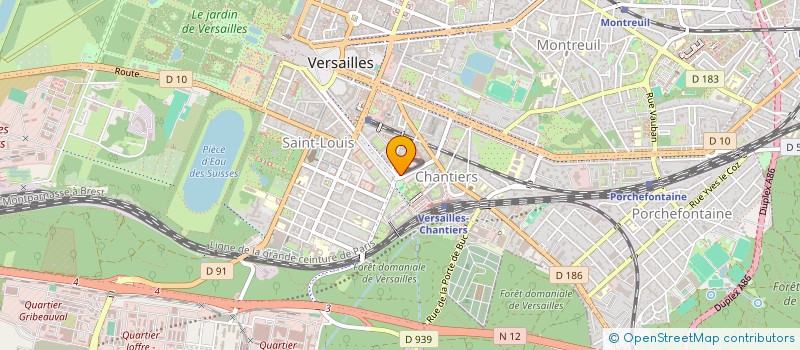 localisation de l'entreprise INDIVISION VERMAND-HOUY à VERSAILLES