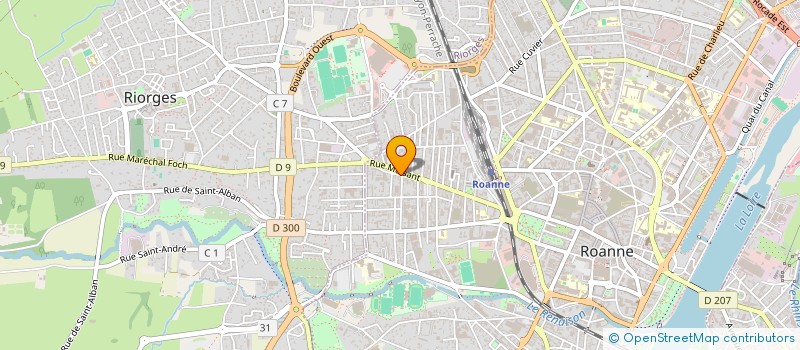 localisation de l'entreprise INDIVISION VERMOREL - GONCALVES  ROANNE