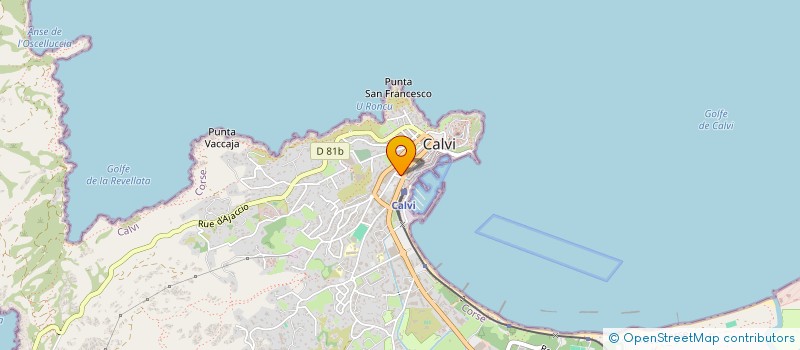 localisation de l'entreprise INDIVISION VERONIQUE & GAEL BUISSON  CALVI