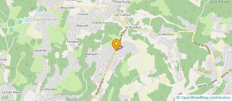 localisation de l'entreprise INDIVISION VERONIQUE RENAUD MAUD MAREEN  TRELISSAC