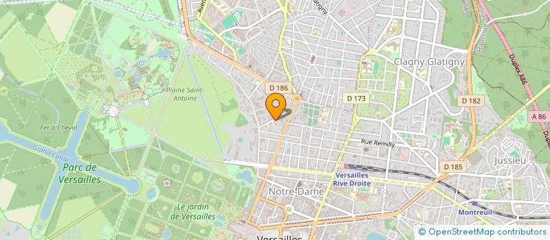 localisation de l'entreprise INDIVISION VERSAILLES NGO à VERSAILLES