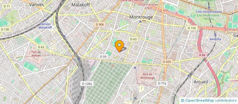 localisation de l'entreprise INDIVISION VETILLARD ET COLAVITA  MONTROUGE