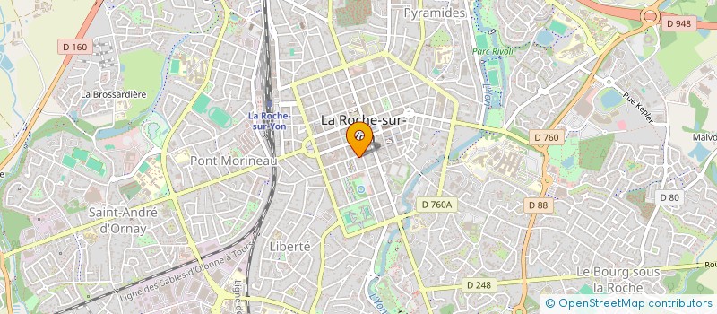 localisation de l'entreprise INDIVISION VETTIER ET DUBREUIL  LA ROCHE-SUR-YON