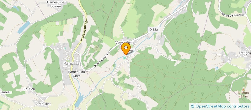 localisation de l'entreprise INDIVISION VEYET  VEYSSILIEU