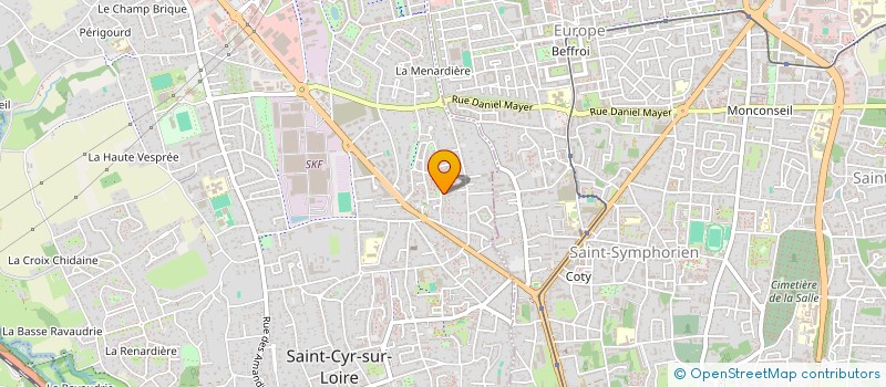 localisation de l'entreprise INDIVISION VEZARD FRESLIER  SAINT-CYR-SUR-LOIRE
